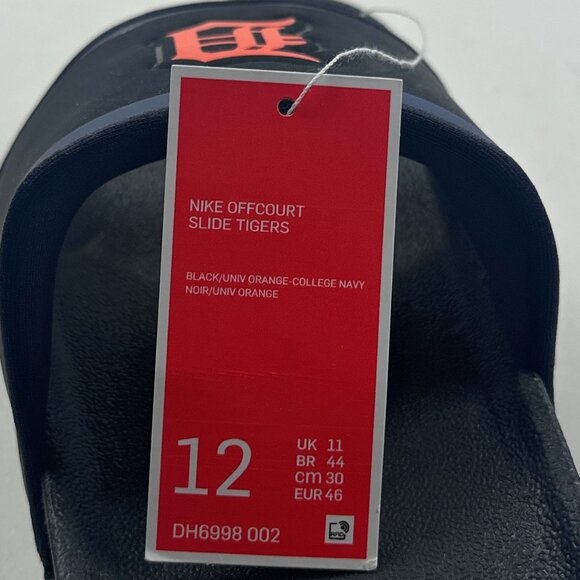 Nike Offcourt Detroit Tigers MLB Mens Black Slide Sandals Slippers DH6998-002 - Picture 11 of 11
